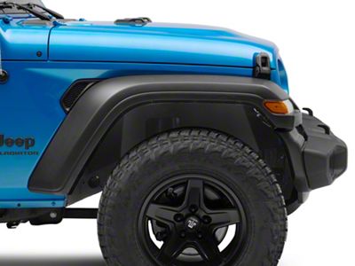 Body Armor 4x4 Front Fender Liners; Textured Black (20-25 Jeep Gladiator JT)